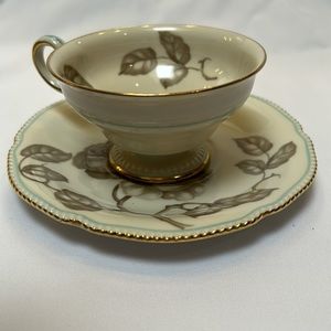 Vintage Castleton China "Gloria" Demitasse Tea Cup and Saucer Set